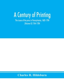 Image for A century of printing