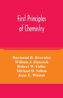 Image for First principles of chemistry