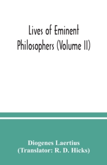 Image for Lives of eminent philosophers (Volume II)