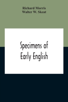 Image for Specimens Of Early English