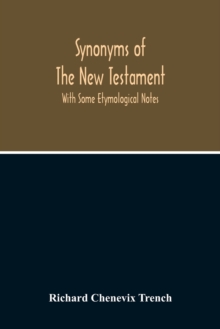 Image for Synonyms Of The New Testament
