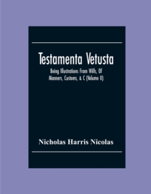Image for Testamenta Vetusta