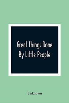 Image for Great Things Done By Little People