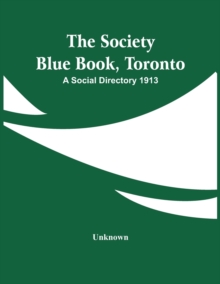 Image for The Society Blue Book, Toronto