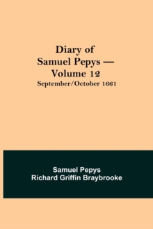Image for Diary of Samuel Pepys - Volume 12