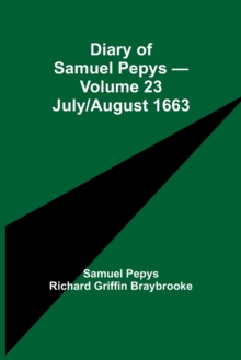 Image for Diary of Samuel Pepys - Volume 23