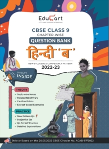 Image for Educart CBSE Class 9 HINDI B Question Bank Book for 2022-23 (Includes Chapter wise Theory & Practice Questions 2023)