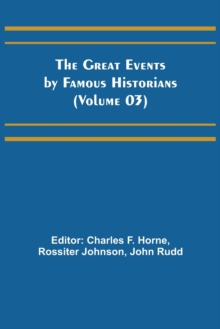 Image for The Great Events by Famous Historians (Volume 03)