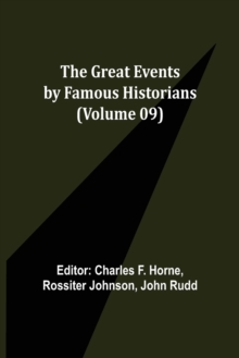 Image for The Great Events by Famous Historians (Volume 09)