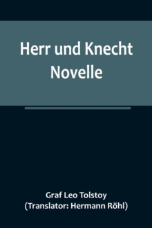 Image for Herr und Knecht : Novelle