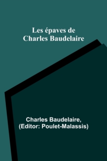 Image for Les epaves de Charles Baudelaire