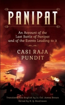 Panipat: An Account of the Last Battle of Panipat