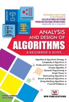 Image for Analysis and Design of Algorithms- A Beginner's Hope