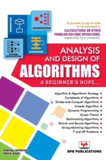 Image for ANALYSIS AND DESIGN OF ALGORITHMS