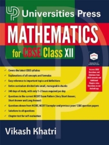 Image for Mathematics for CBSE Class XII