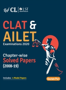 Image for CLAT & AILET Chapter Wise Solved Papers 2008-2019