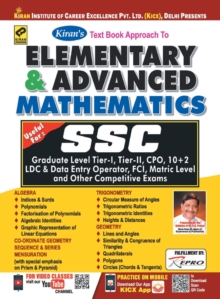 Image for Kiran Text Book Approach to Elementary and Advance Mathematics for Ssc Cgl,Ssc CPO,Ssc Chsl,Fci ,Ssc Mts, English