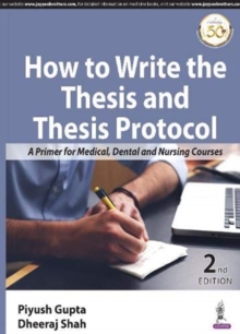 Image for How to Write the Thesis and Thesis Protocol