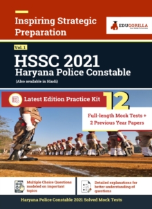 Image for Haryana Police Constable (Vol. 1) 2021 12 Full-Length Mock Tests + 2 Previous Year Paper