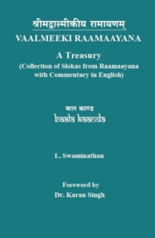 Image for Vaalmeeki Raamaayan: : Baala Kaanda [English and Sanskrit]