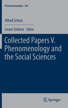 Image for Collected Papers V. Phenomenology and the Social Sciences