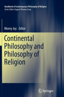 Image for Continental Philosophy and Philosophy of Religion