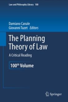 Image for The planning theory of law: a critical reading