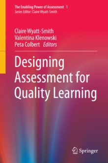 Image for Designing assessment for quality learning