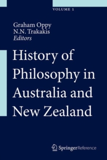 Image for History of philosophy in Australia and New Zealand