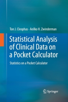 Image for Statistical Analysis of Clinical Data on a Pocket Calculator