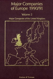 Image for Major Companies of Europe 1990/91: Volume 2 Major Companies of the United Kingdom