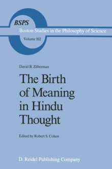 Image for The birth of meaning in Hindu thought