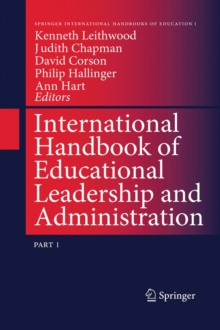 Image for International handbook of educational leadership and administration