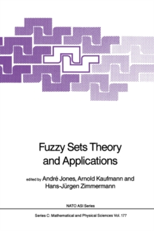 Image for Fuzzy sets theory and applications
