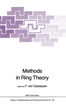 Image for Methods in ring theory