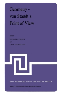 Image for Geometry — von Staudt’s Point of View