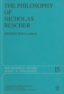 Image for Philosophy of Nicholas Rescher: Discussion and Replies