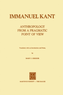 Image for Anthropology from a Pragmatic Point of View