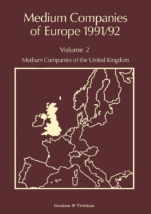 Image for Medium Companies of Europe 1991/92 : Volume 2: Medium Companies of the United Kingdom