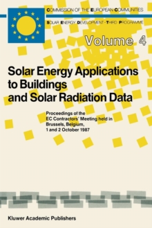 Image for Solar Energy Applications to Buildings and Solar Radiation Data
