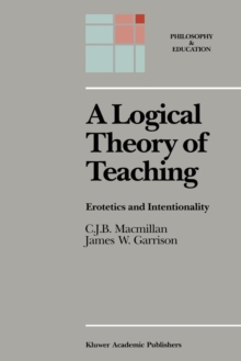 Image for A Logical Theory of Teaching