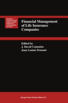 Image for Financial Management of Life Insurance Companies