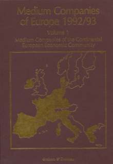 Image for Medium Companies of Europe 1992/93: Volume 1 Medium Companies of the Continental European Community