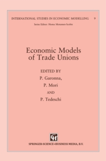 Image for Economic Models of Trade Unions