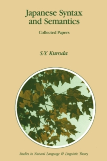 Image for Japanese syntax and semantics: collected papers