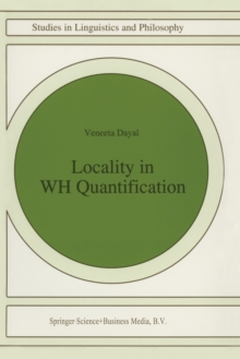 Image for Locality in WH quantification: questions and relative clauses in Hindi