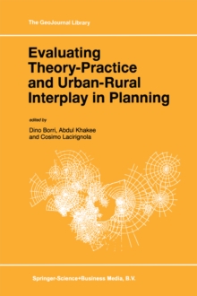 Image for Evaluating Theory-Practice and Urban-Rural Interplay in Planning