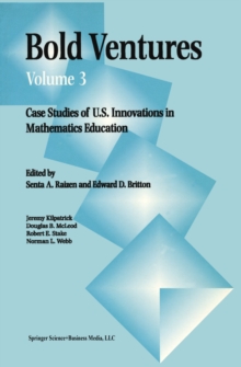 Image for Bold Ventures: Case Studies of U.S. Innovations in Mathematics Education.