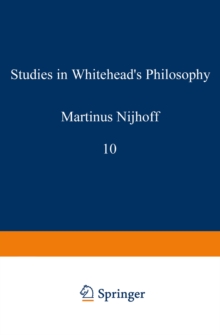 Image for Studies in Whitehead's Philosophy