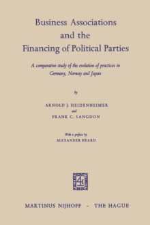 Image for Business Associations and the Financing of Political Parties